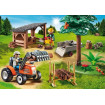 Depozit cherestea cu tractor Playmobil Country