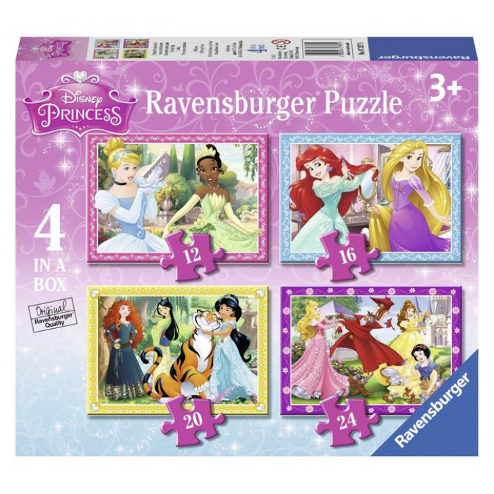 Puzzle printesele Disney 12/16/20/24 piese Ravensburger