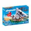 Barca piratilor cu motor Playmobil Pirates