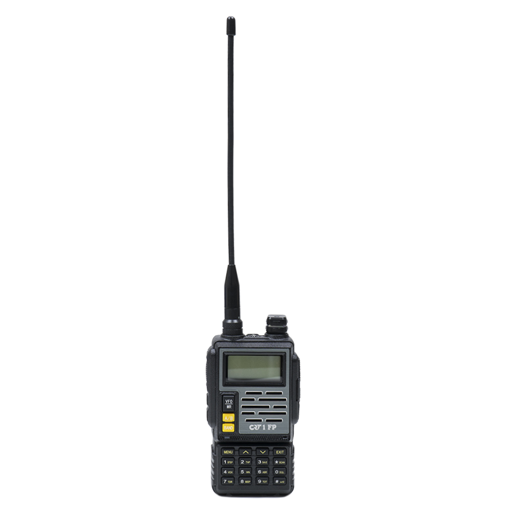 Statie radio VHF/UHF portabila CRT 1 FP HAM dual band 136-174 si 400-470 MHz culoare Negru