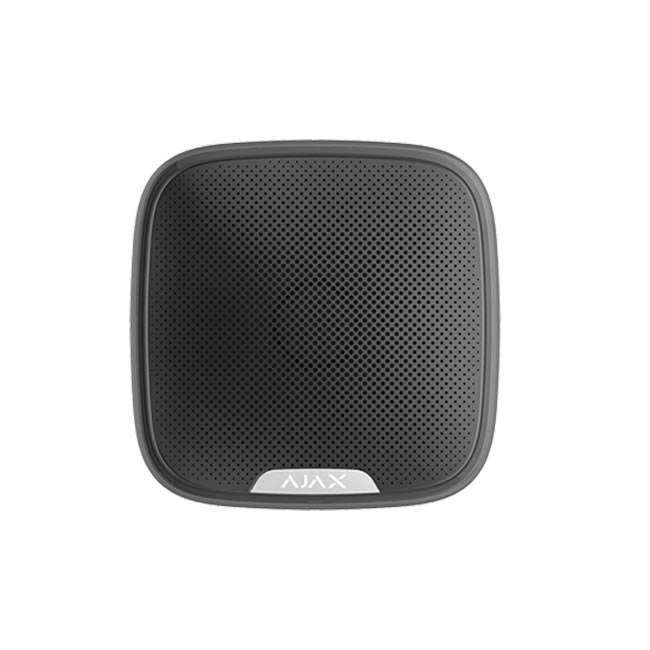 Sirena de exterior, wireless, negru - AJAX