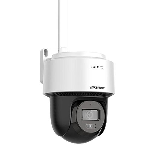 Camera supraveghere IP WiFi PT HIKVISION, 4 MP, lentila 2.8mm, IR 30m, Audio, AutoTracking - DS-2DE2C400IWG-W-2.8mm