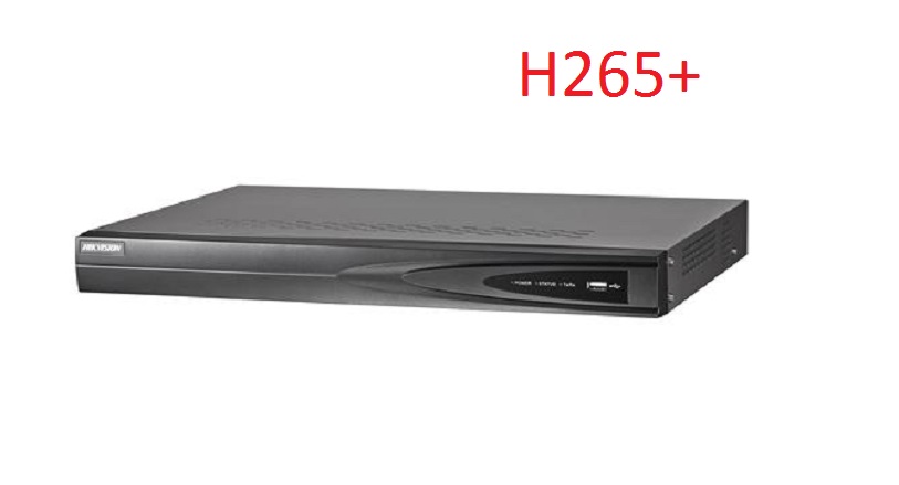 NVR 4 canale H265+, Hikvision DS-7604NI-K1