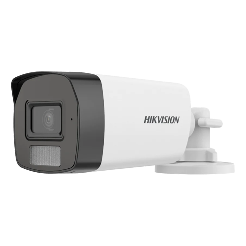 Camera supraveghere  analog HIKVISION 3K Dual Light - lentila 2.8mm, IR 40m, WL 40m, TVI/AHD/CVI/CVBS, Microfon - DS-2CE17K0T-LFS-2.8mm