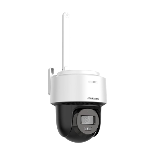 Camera supraveghere IP WiFi PT HIKVISION, 4 MP, lentila 2.8mm, IR 30m, Audio, AutoTracking - DS-2DE2C400IWG-W-2.8mm