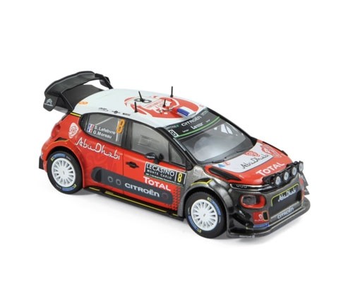 Macheta Auto Norev, Citroen C3 WRC - S.Lefebvre/G.Moreau - Monte Carlo 2017 1:43