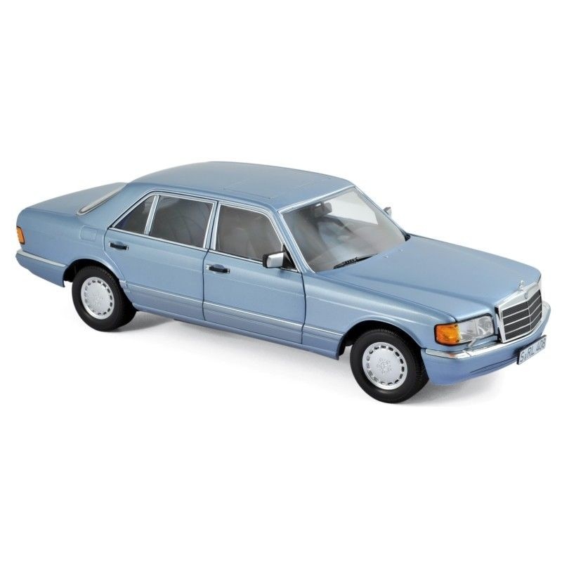 Macheta Auto Norev, Mercedes-Benz 560 SEL 1990 - Pearl Blue metallic 1:18