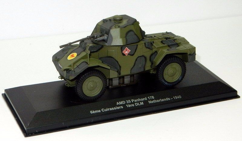 AMD 35 Panhard 178 6eme Cuirassiers 1ere DLM (WWII Collection by EAGLEMOSS) 1:43