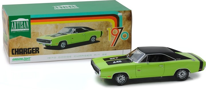 Artisan Collection - 1970 Dodge Charger R/T SE - Sublime Green 1:18