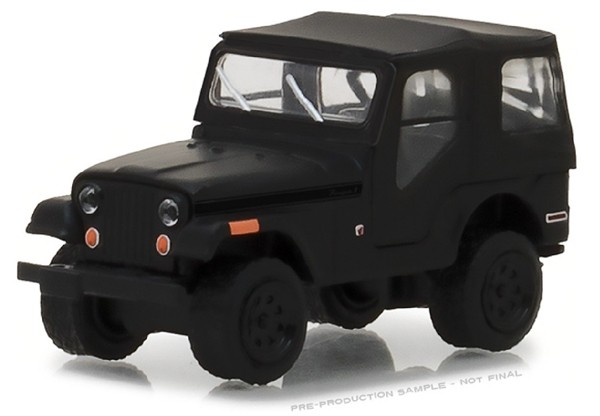 1970 Jeep CJ-5 Solid Pack - Black Bandit Series 19 1:64