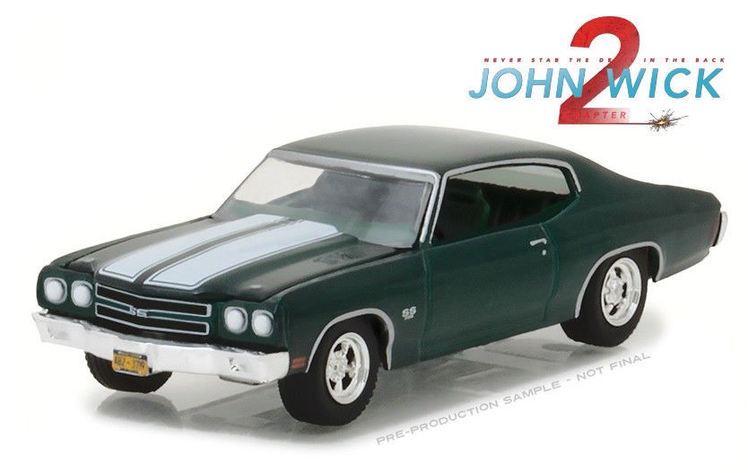 Hollywood Series 18 - John Wick: Chapter 2 (2017) - 1970 Chevrolet Chevelle SS 396 Solid Pack 1:64