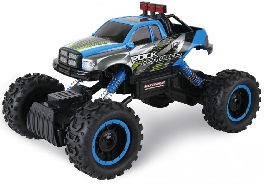 Masina HB, Rock Crawler 4WD 1:14 Cu Telecomanda - Albastru