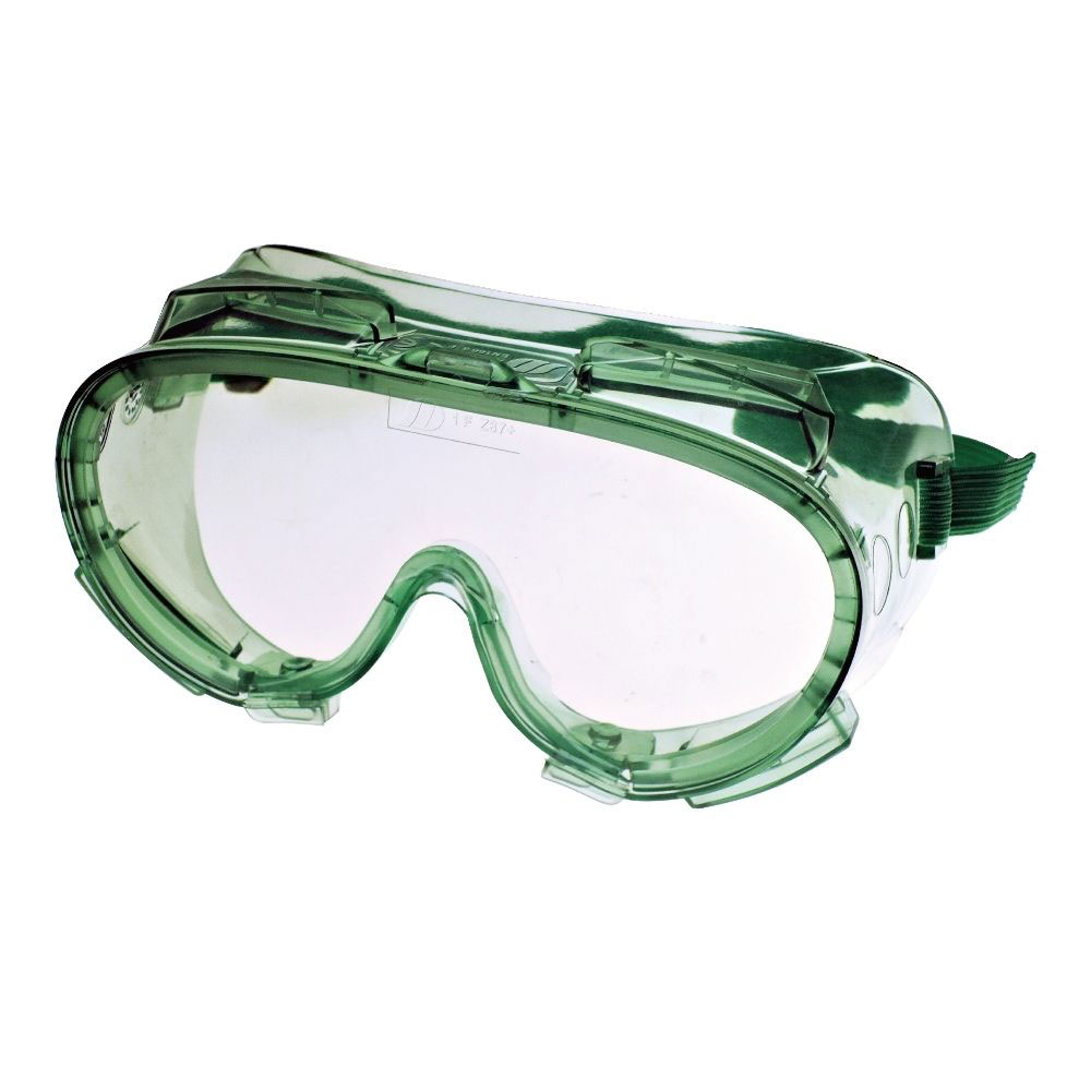 Ochelari de protectie Cedrus, ventilati, pentru protejarea impotriva ranilor oculare prin impact mecanic, picaturi, stropi de lichid, lentile din policarbonat rezistent la impact, Transparent, SG232