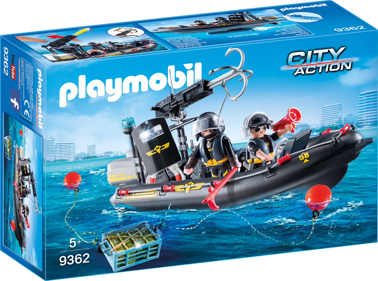 Barca echipei Swat Playmobil City Action