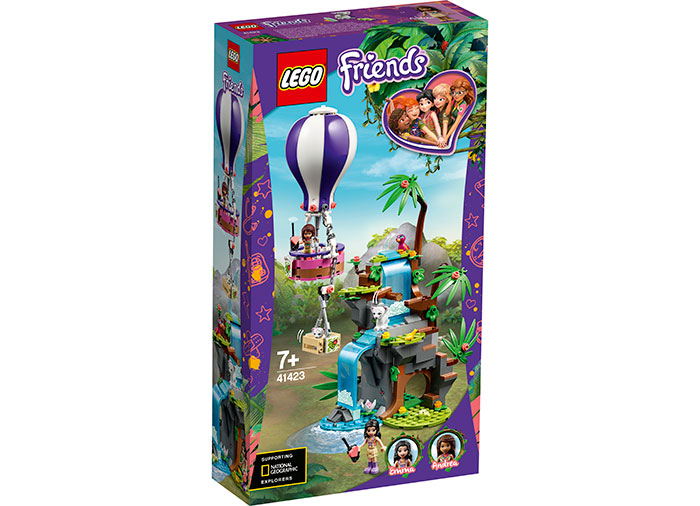 Salvarea tigrului cu balonul Lego Friends