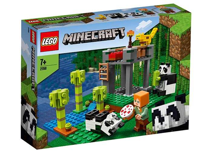 Cresa ursilor panda Lego Minecraft