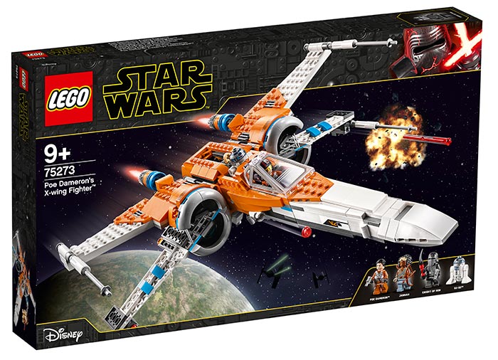 X Wing Fighter al lui Poe Dameron Lego Star Wars