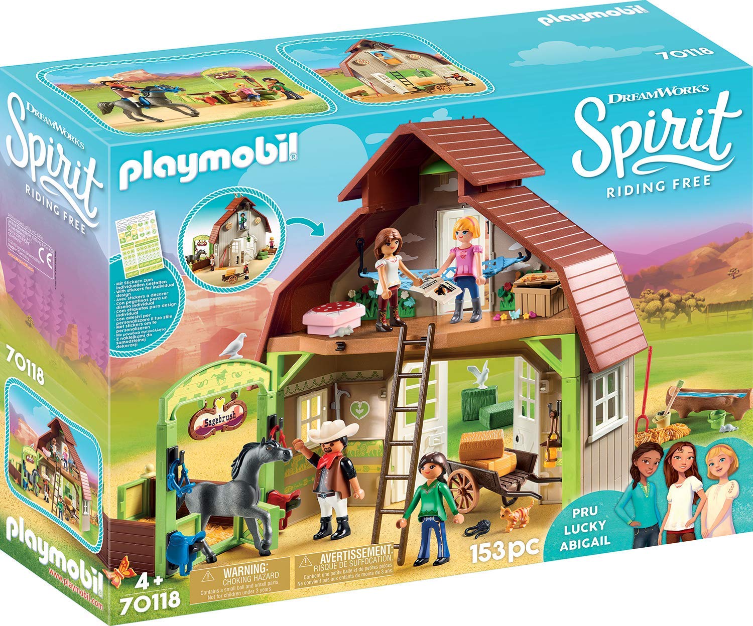 Hambar cu depozit Playmobil Spirit