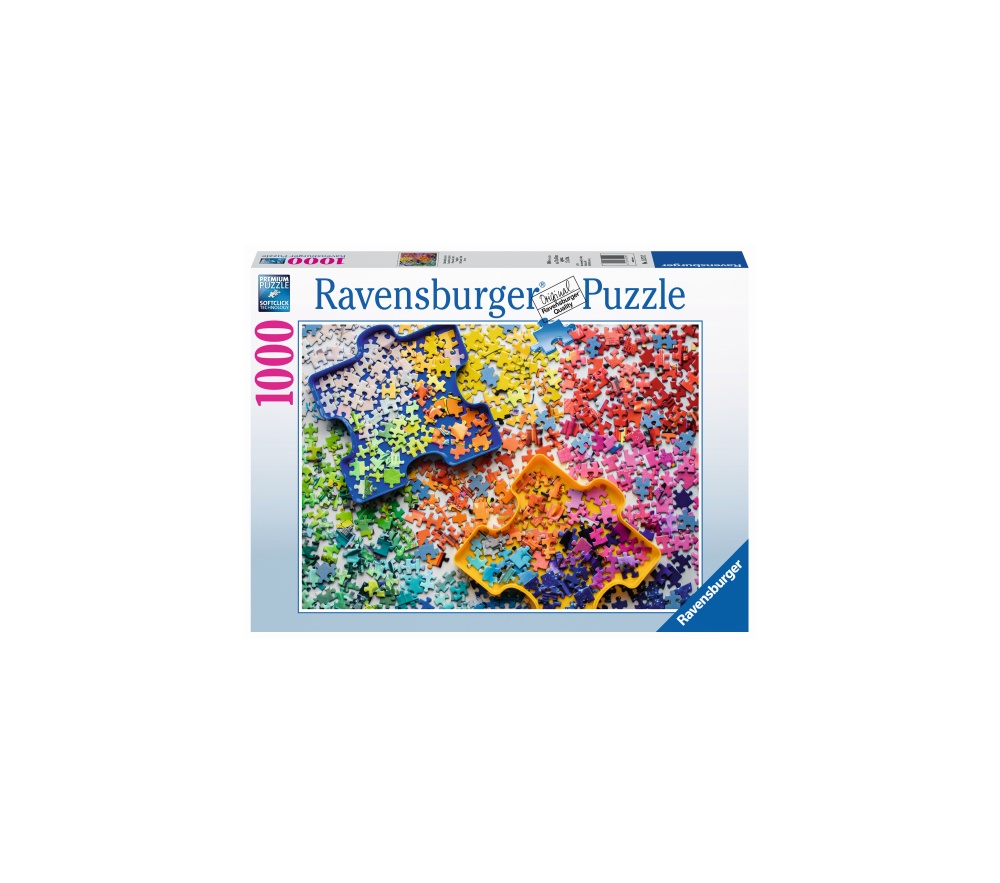 Puzzle copii si adulti paleta puzzle-uri 1000 piese Ravensburger