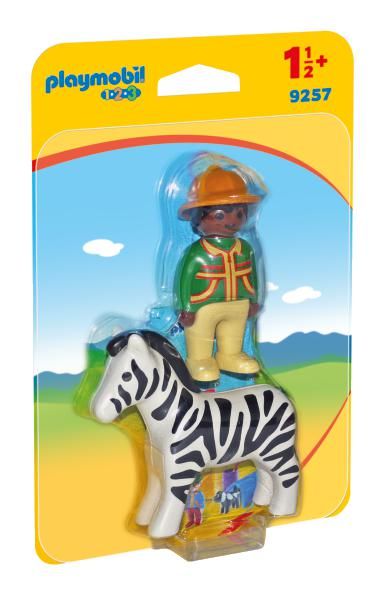 Padurar cu Zebra Playmobil 1.2.3