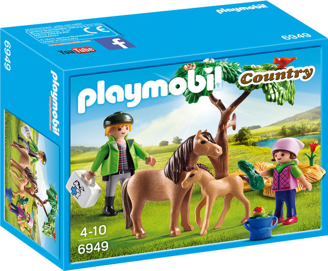 Veterinar cu Ponei si Manz Playmobil Country