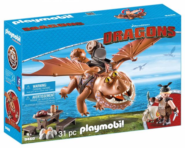 Fishlegs si Meatlug Playmobil Dragons