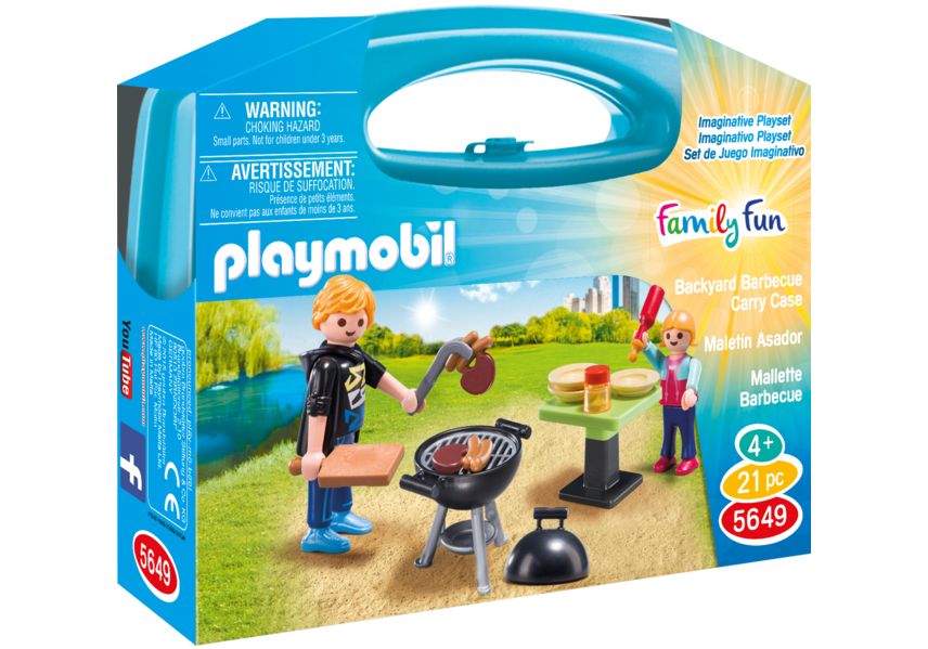 Iesire la gratar set portabil Playmobil Family Fun