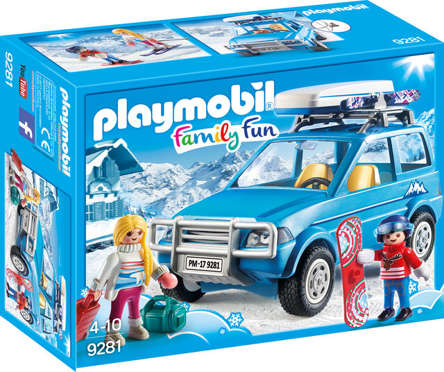 Schiori si masina de teren Playmobil Family Fun