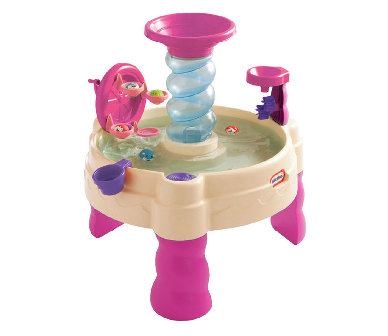 Masuta de joaca roz cu apa Spirala Little Tikes