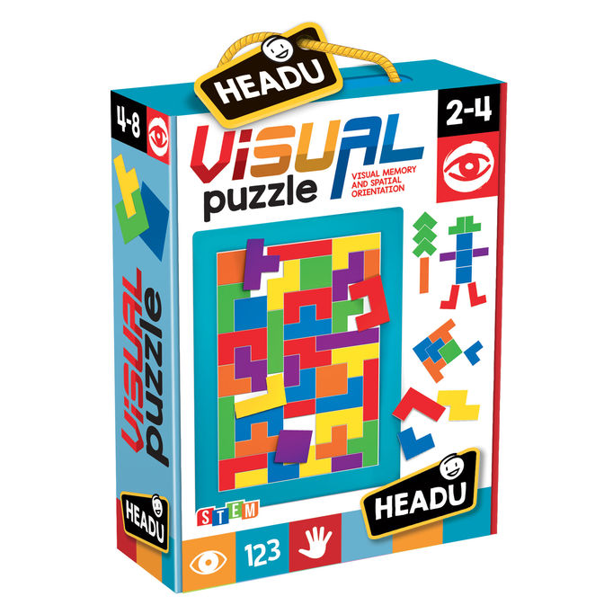 Joc educativ puzzle vizual Headu