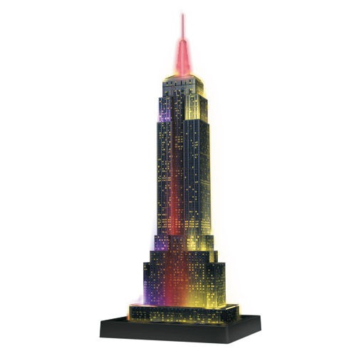 Puzzle 3D Empire Building luminos 216 piese Ravensburger