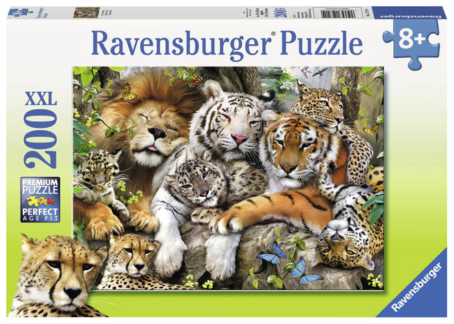 Puzzle Tigri 200 piese Ravensburger