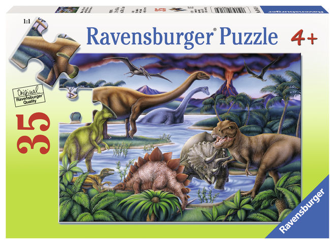 Puzzle Dinozauri 35 piese Ravensburger