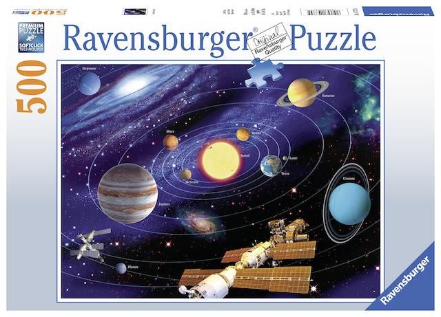 Puzzle sistemul solar 500 piese Ravensburger