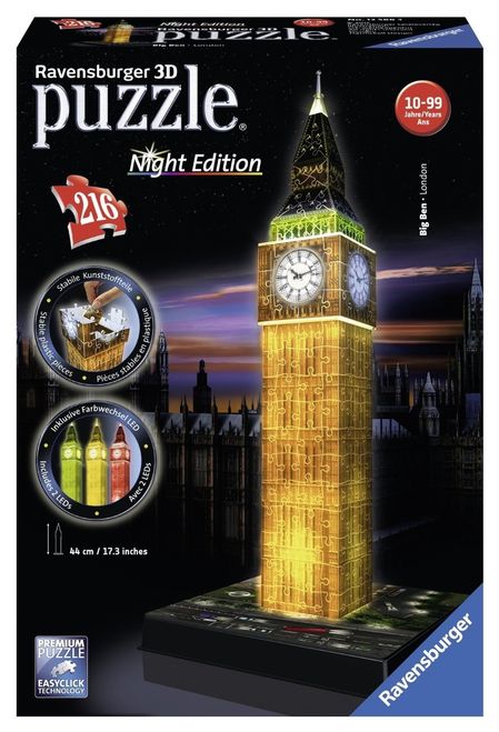 Puzzle 3D Big Ben luminos 216 piese Ravensburger