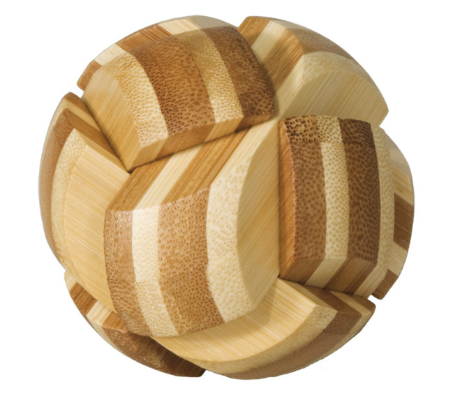 Joc logic IQ din lemn bambus Ball Fridolin