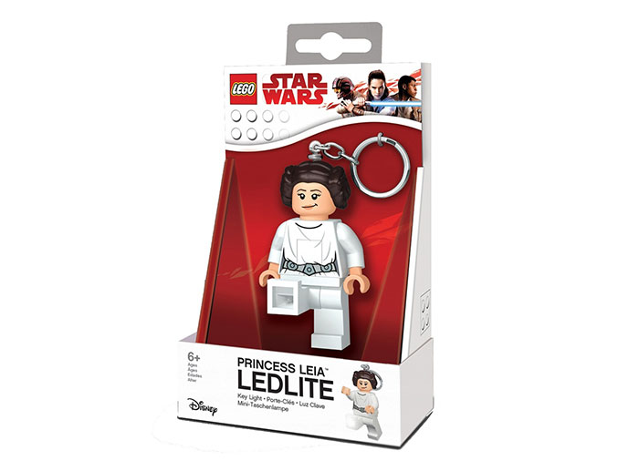 Breloc cu lanterna Lego Star Wars Printesa Leia