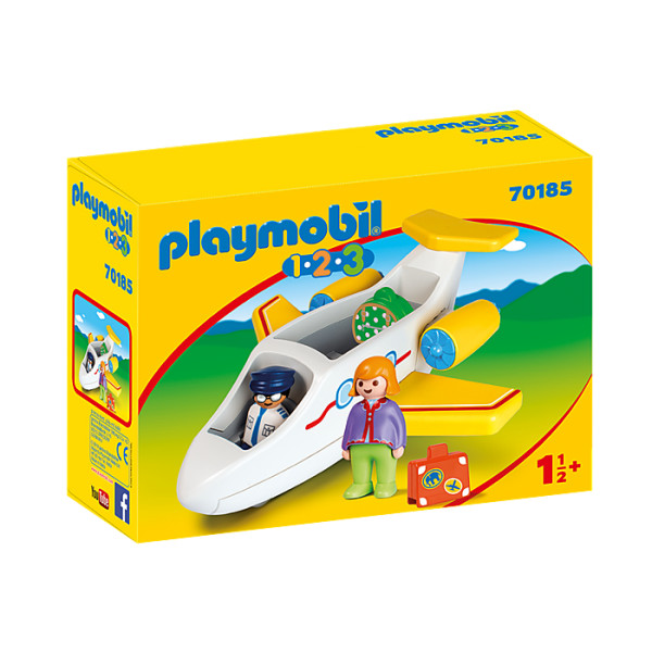 Avion cu pasager Playmobil 1.2.3