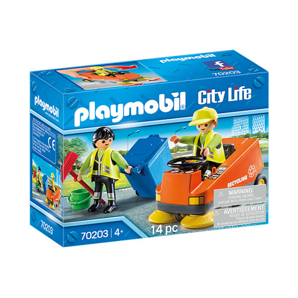 Agenti de salubritate cu masina Playmobil City Life