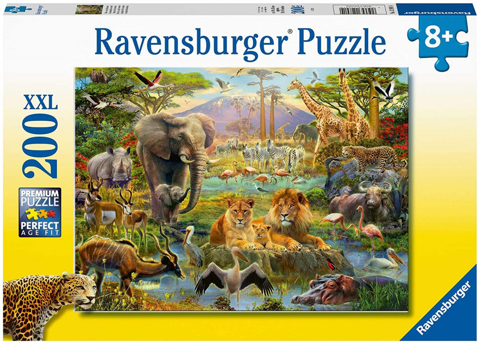 Puzzle animale Savana 200 piese Ravensburger