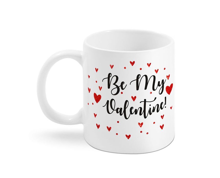 Cana mesaj Be my Valentine 300ml