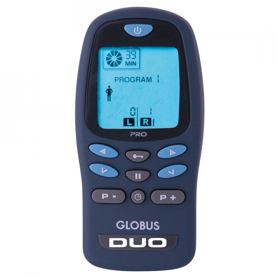 GLOBUS DUO PRO - Electrostimulator 2 canale GLOBUS DUO PRO, 35 de programe